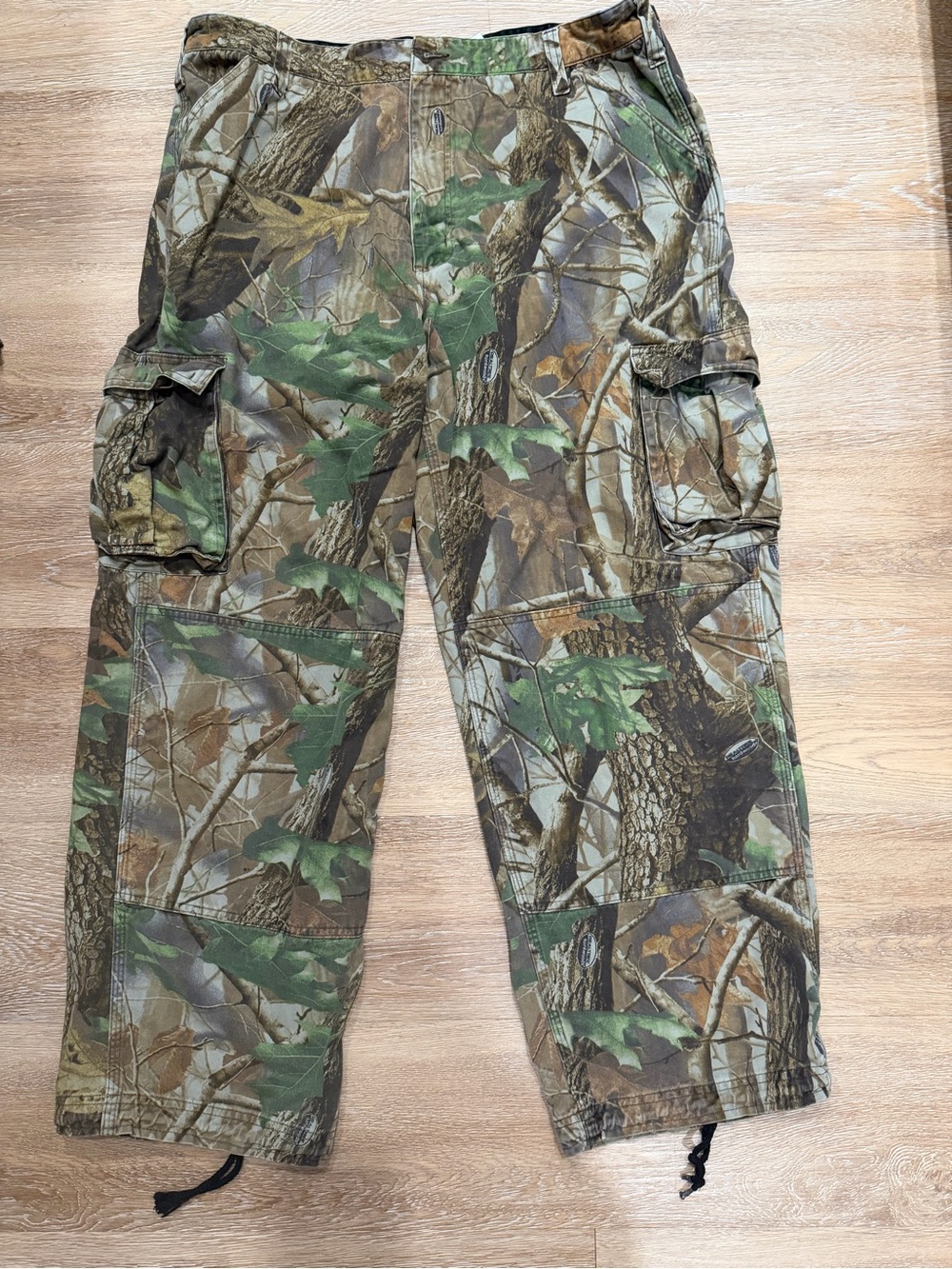 Walls Women's Camo Track Pants - Green Brown Gray